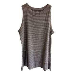 Athletic Works top, Women's Size Medium 8-10, Workout Tank, Black & Gray, NWOT